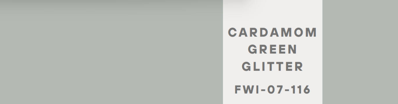 CARADAMOM GREEN GLITTER Lami Gloss Panel